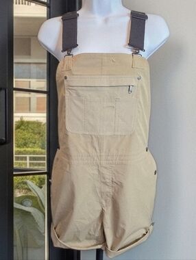 645. Carhartt x Hurley Collaboration Canvas Work Overalls - Tan - Medium